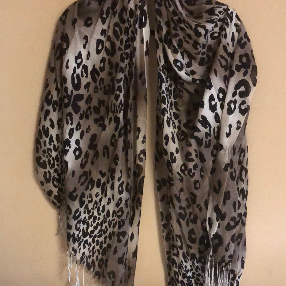 Zebra scarf.